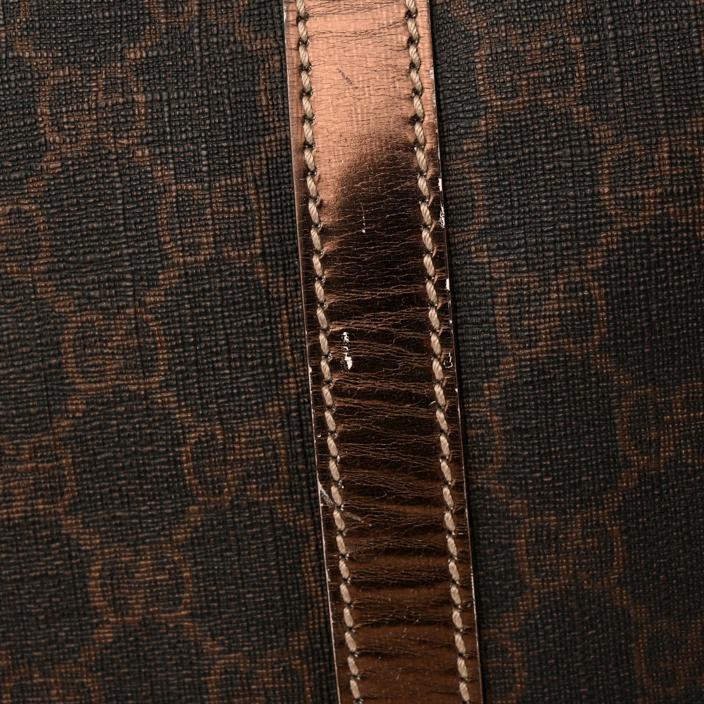 GG Supreme Monogram Medium Joy Boston Dark Brown Bronze