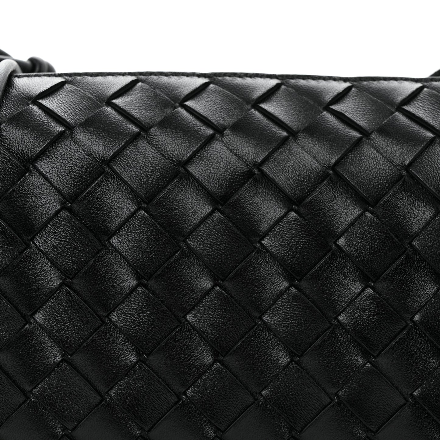 Nappa Intrecciato Mini Loop Camera Bag Black