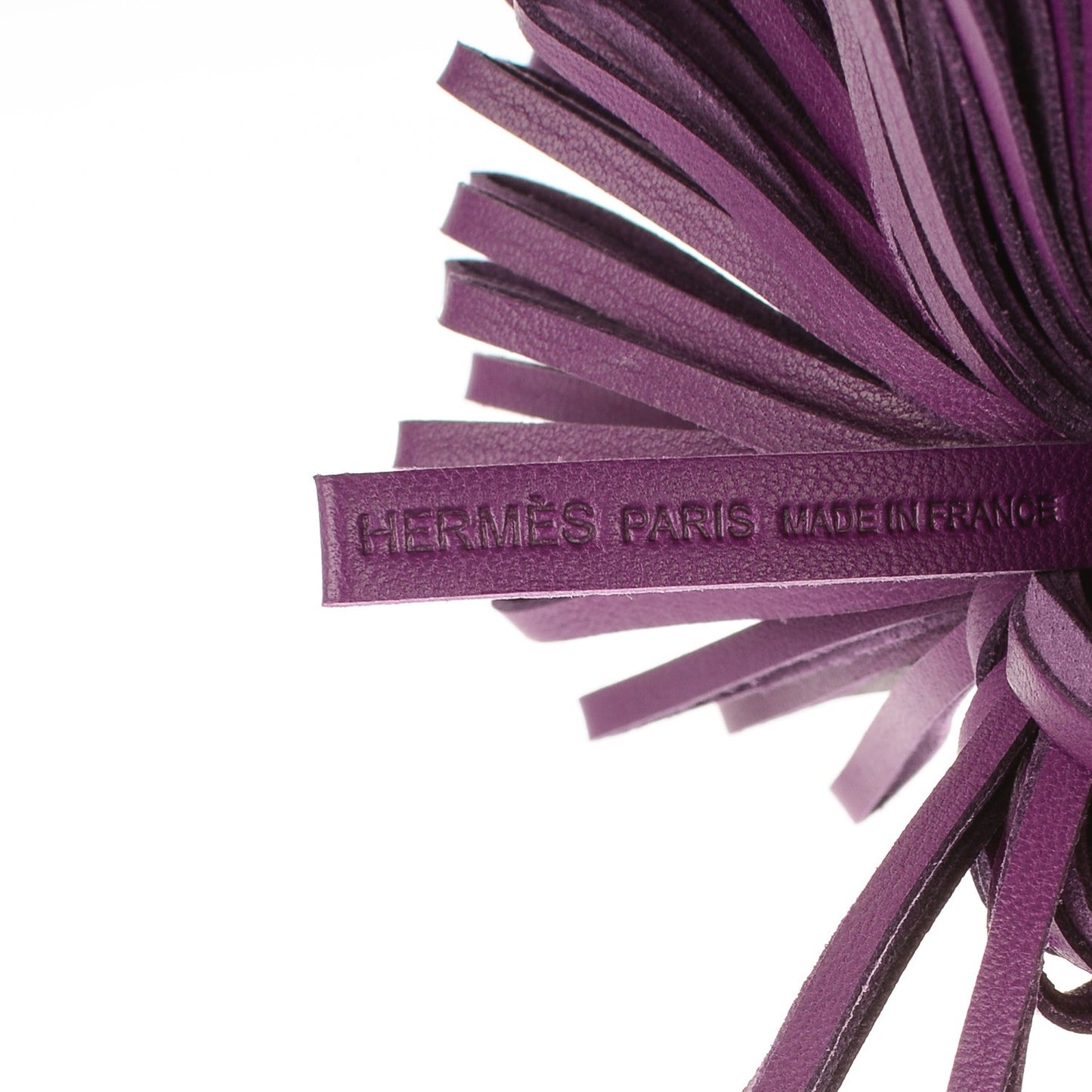 Lambskin Carmen Tassel Key Holder Anemone
