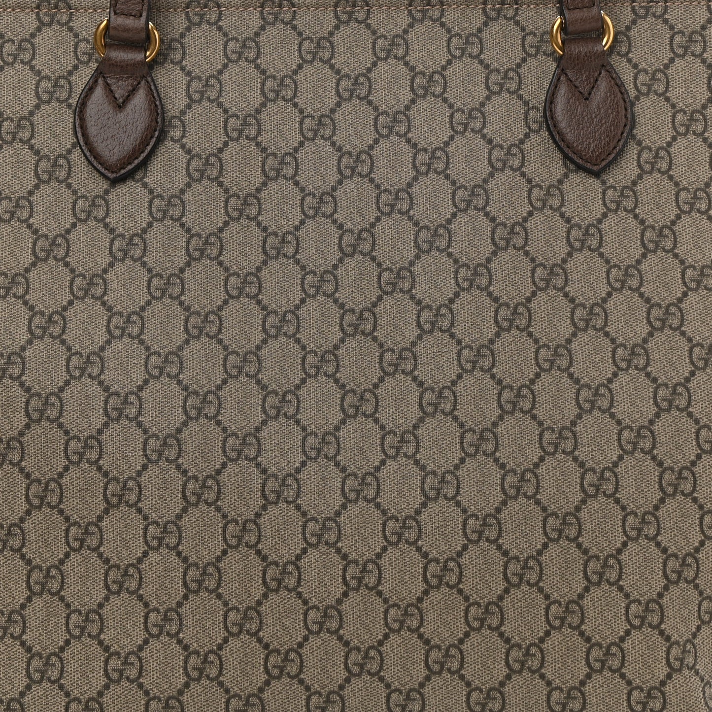 GG Supreme Monogram Medium Ophidia Shopping Tote Ebony