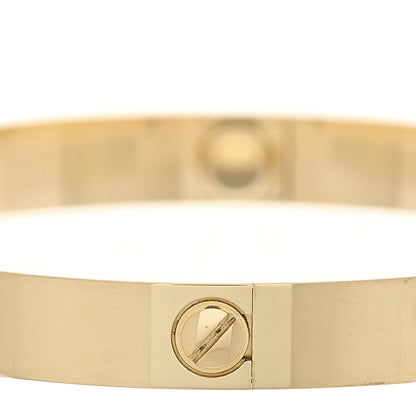 Cartier 18K Yellow Gold LOVE Bracelet 17 5 of 9