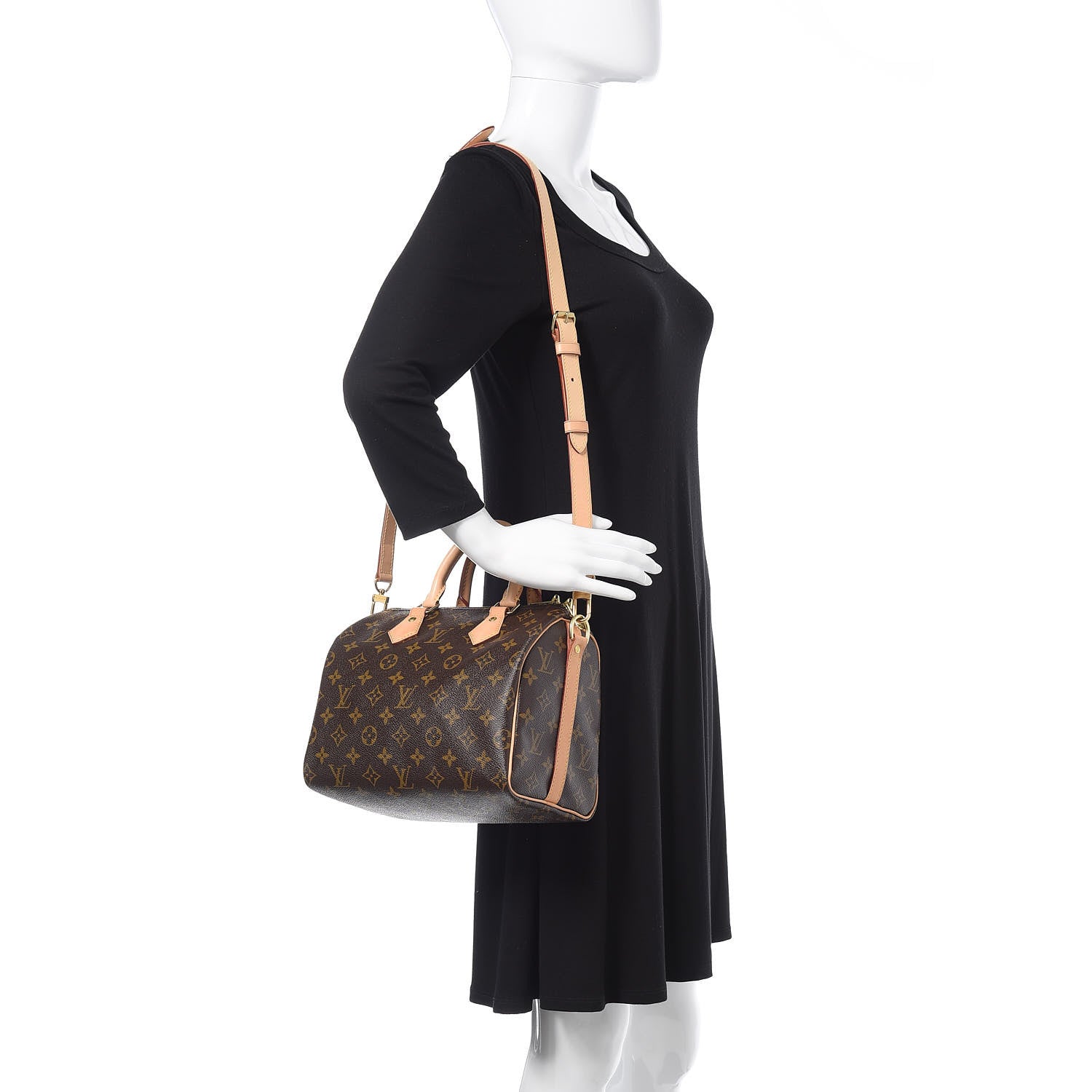 Louis Vuitton Monogram Speedy Bandouliere 25 2 of 12
