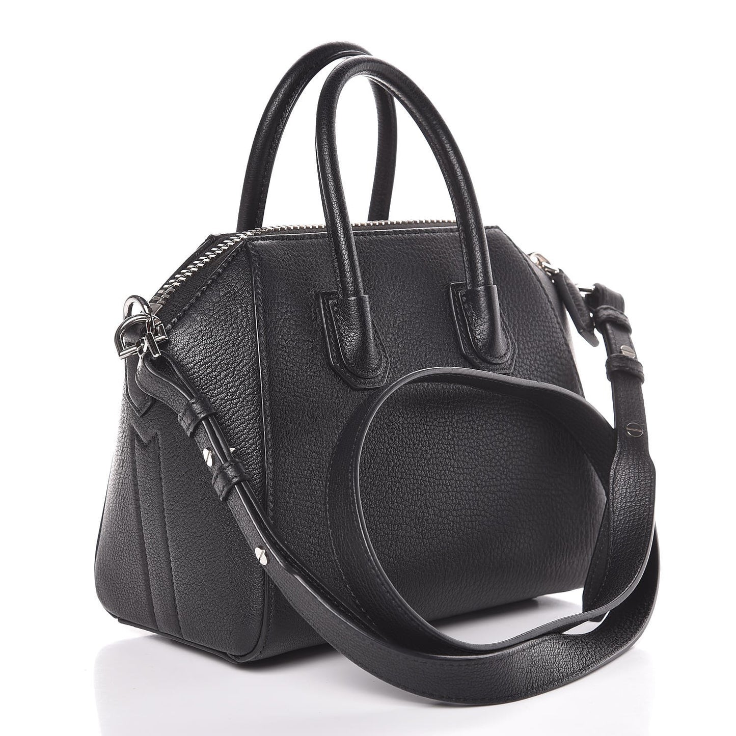 Sugar Goatskin Mini Antigona Black