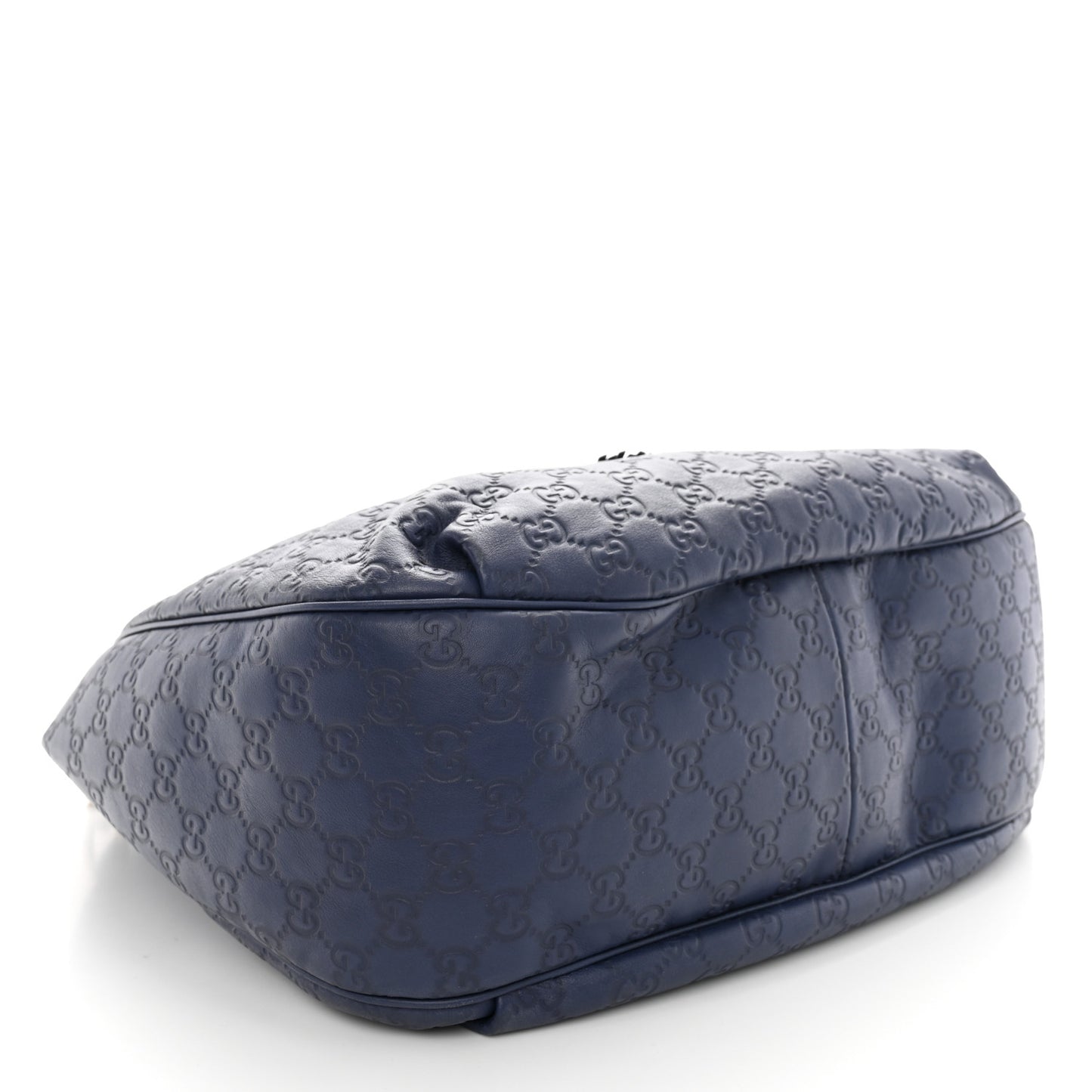 Guccissima Medium Emily Hobo Blue
