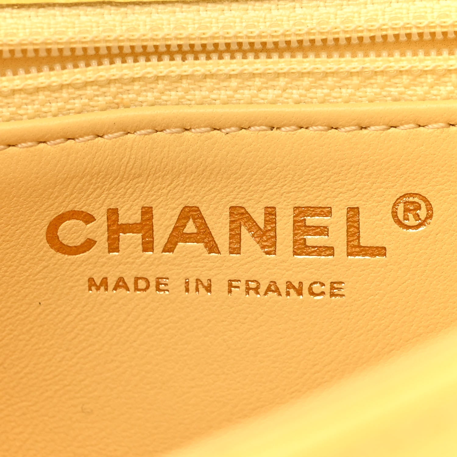 Chanel Caviar Quilted Mini Sweet Classic Flap Yellow 6 of 11