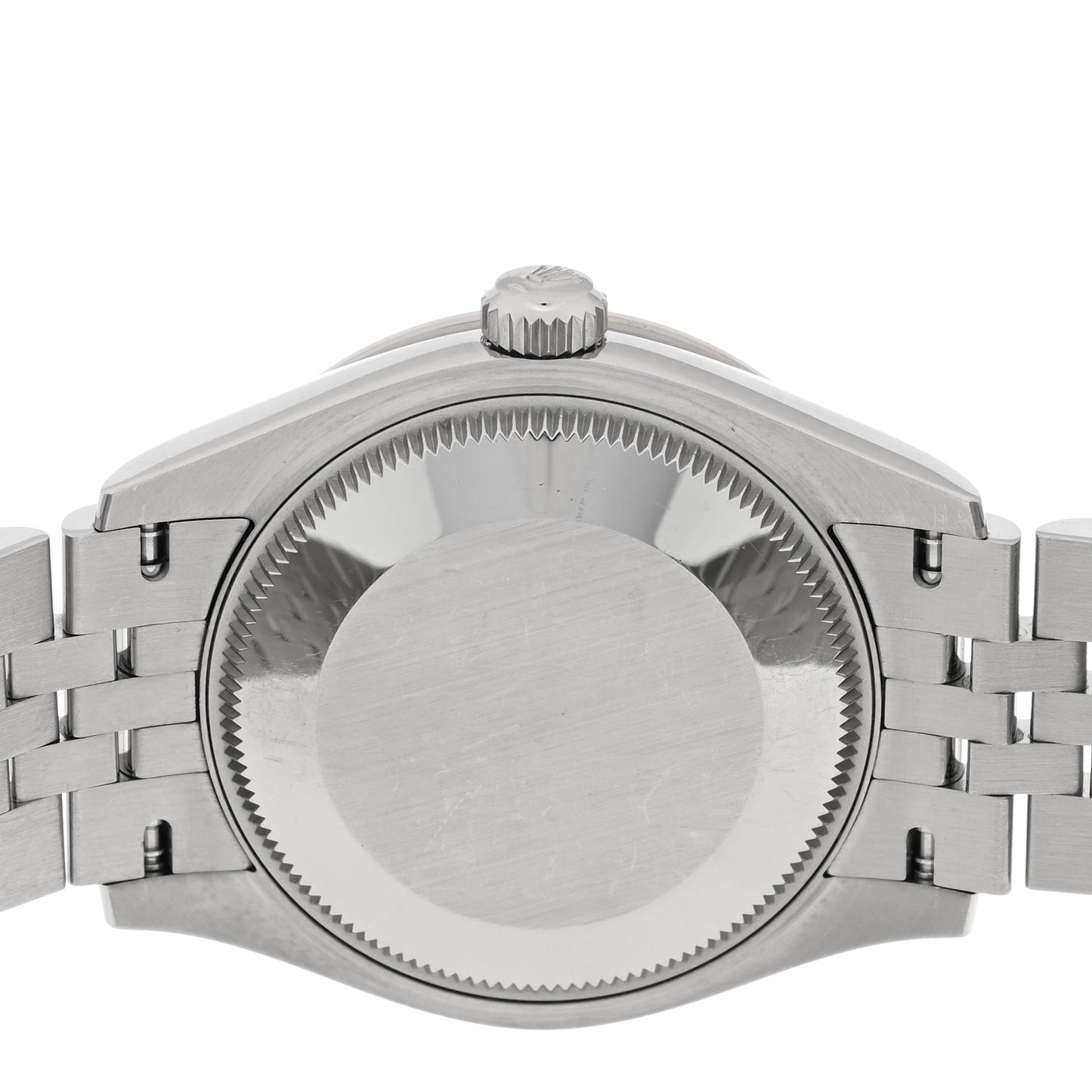 Stainless Steel 18K White Gold Diamond 31mm Oyster Perpetual Datejust Watch Dark Grey Roman 278384RBR