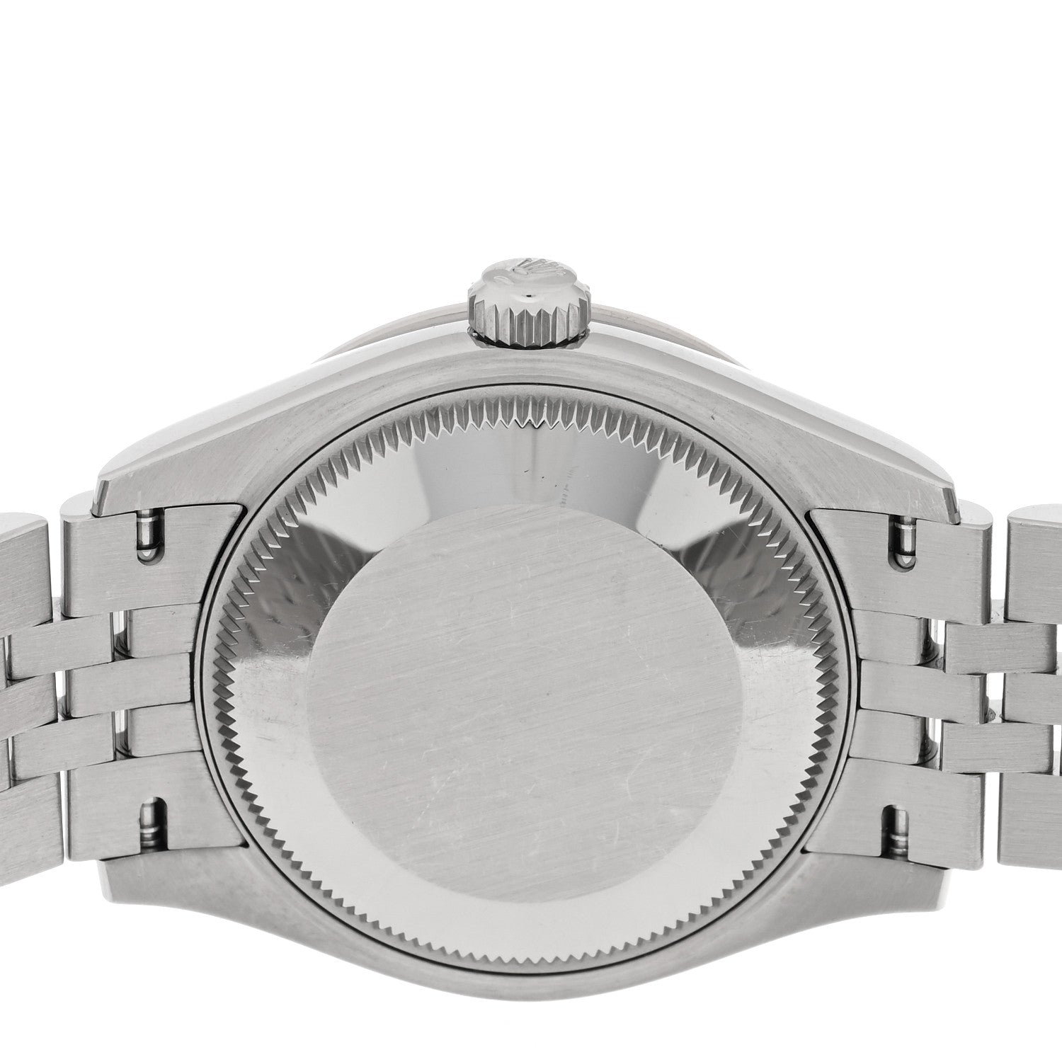 Rolex Stainless Steel 18K White Gold Diamond 31mm Oyster Perpetual Datejust Watch Dark Grey Roman 278384RBR 4 of 5