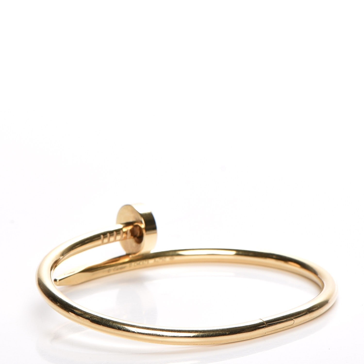 Cartier 18K Yellow Gold Juste Un Clou Bracelet 17 3 of 6