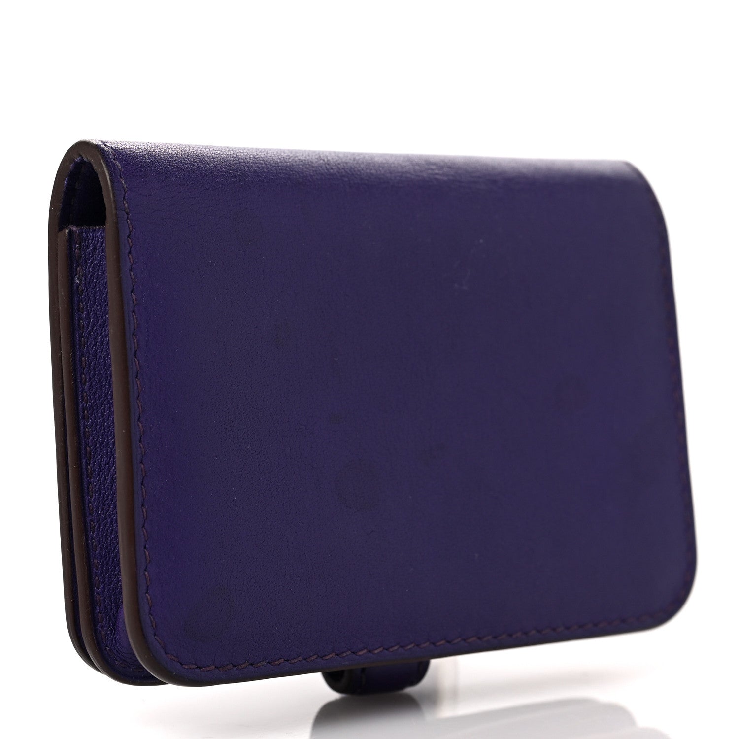 Hermes Evercolor Dogon Card Case Violet 3 of 9