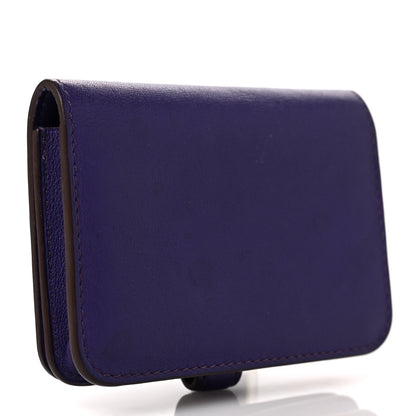 Hermes Evercolor Dogon Card Case Violet 3 of 9
