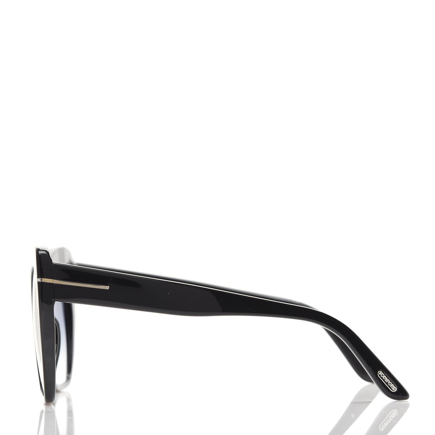 Tom Ford Samantha Cat Eye Sunglasses TF553 Black 3 of 8