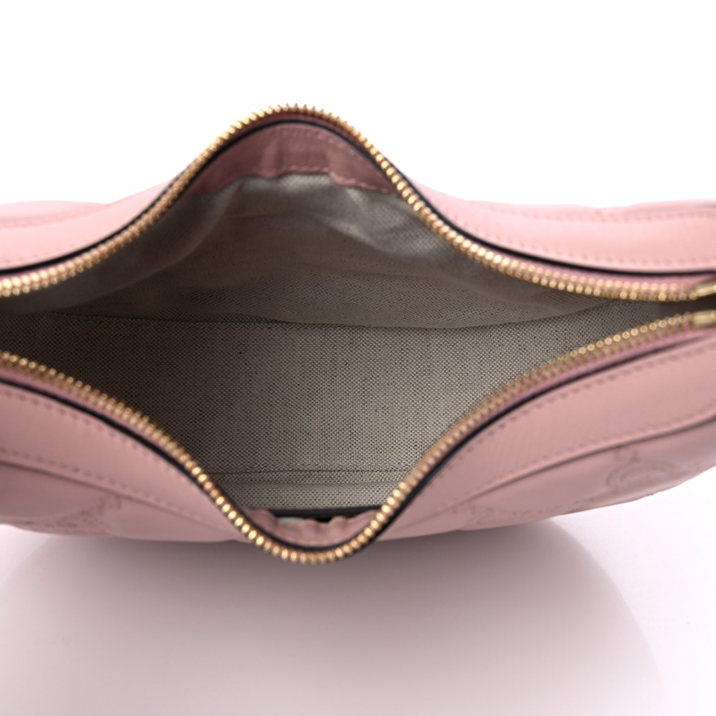 Calfskin GG Matelasse Small Hobo Shoulder Bag Perfect Pink Natural