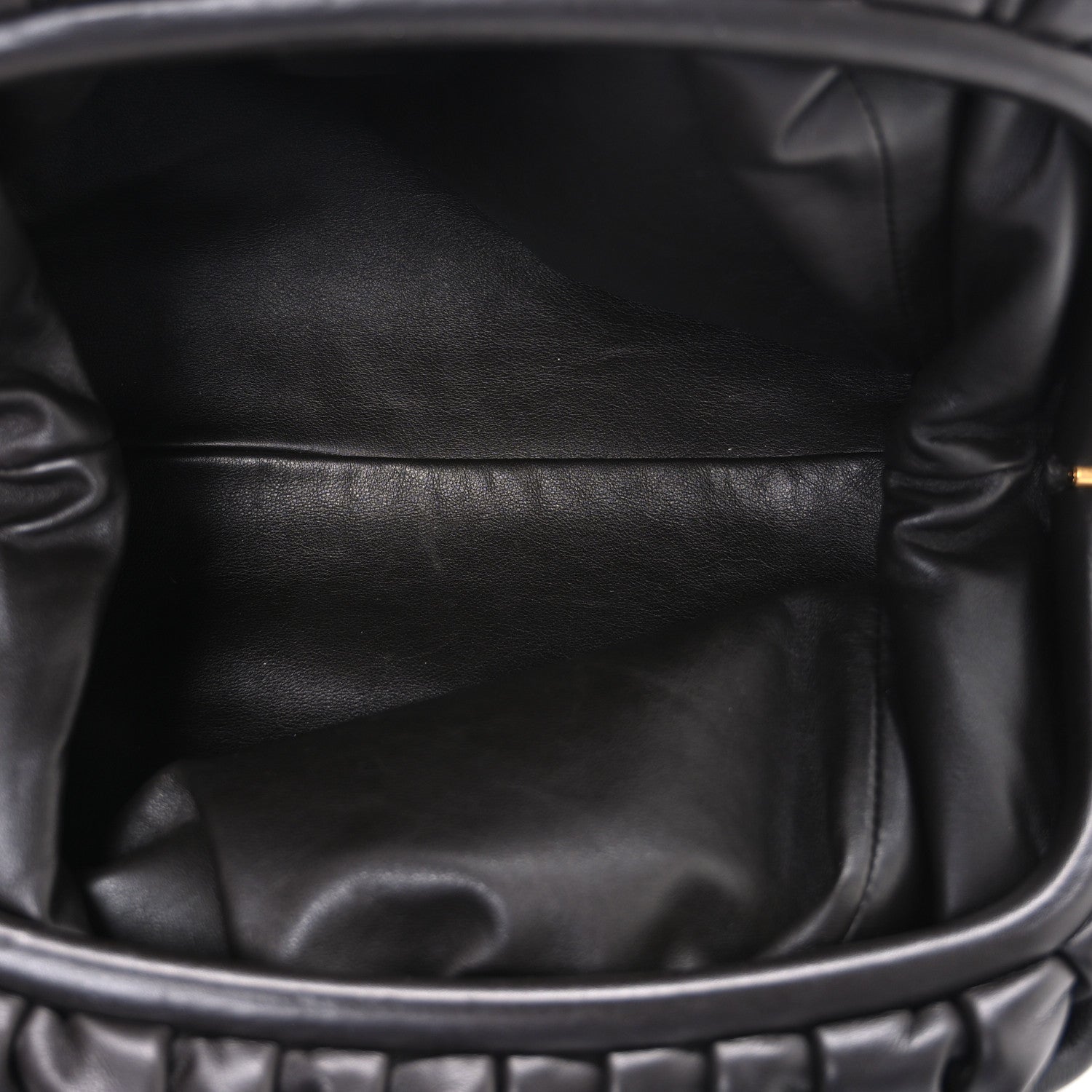 Bottega Veneta Smooth Butter Calf The Pouch Oversized Clutch Black 5 of 11