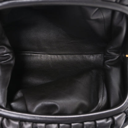 Bottega Veneta Smooth Butter Calf The Pouch Oversized Clutch Black 5 of 11