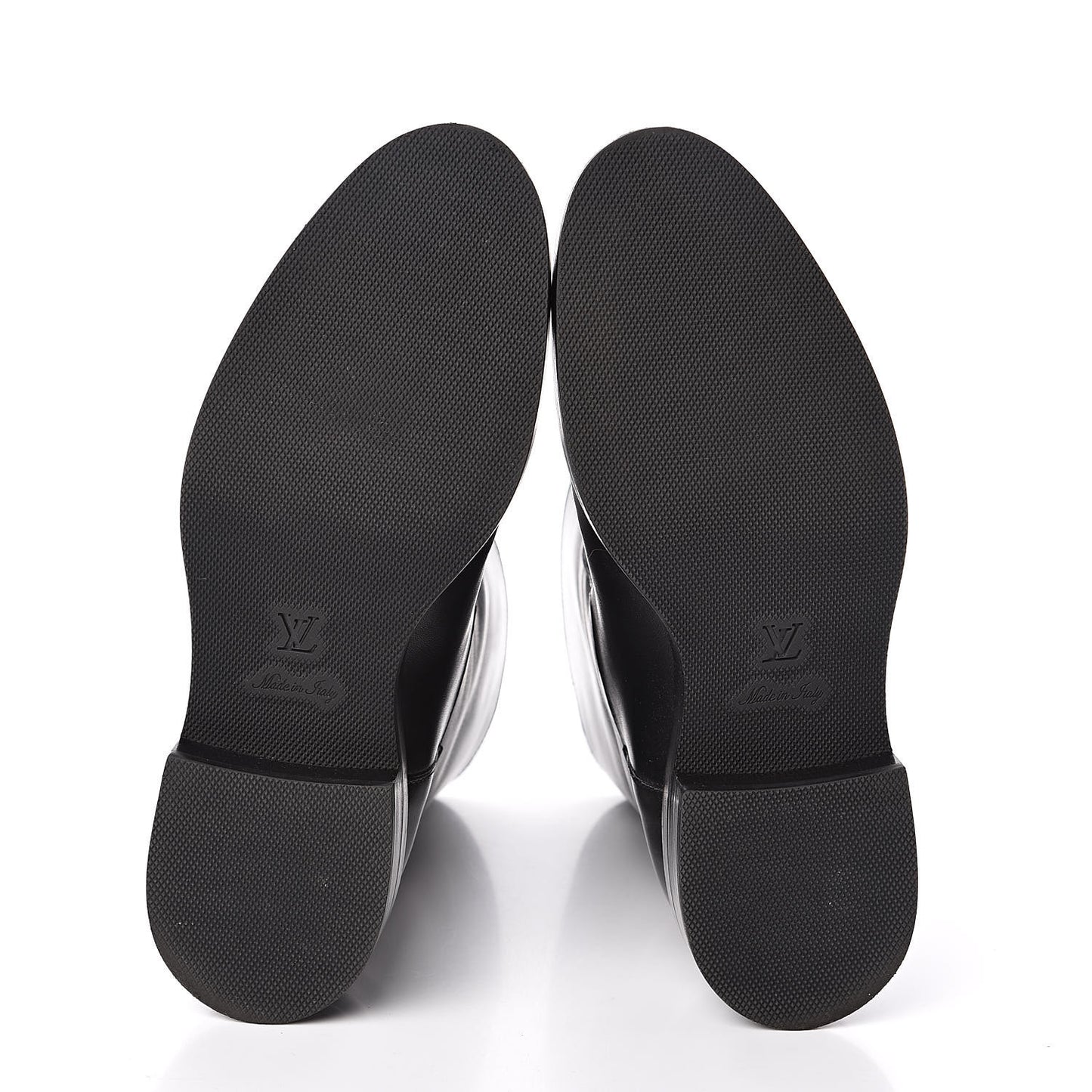 Calfskin Overdrive Flat Half Boots 37 Black