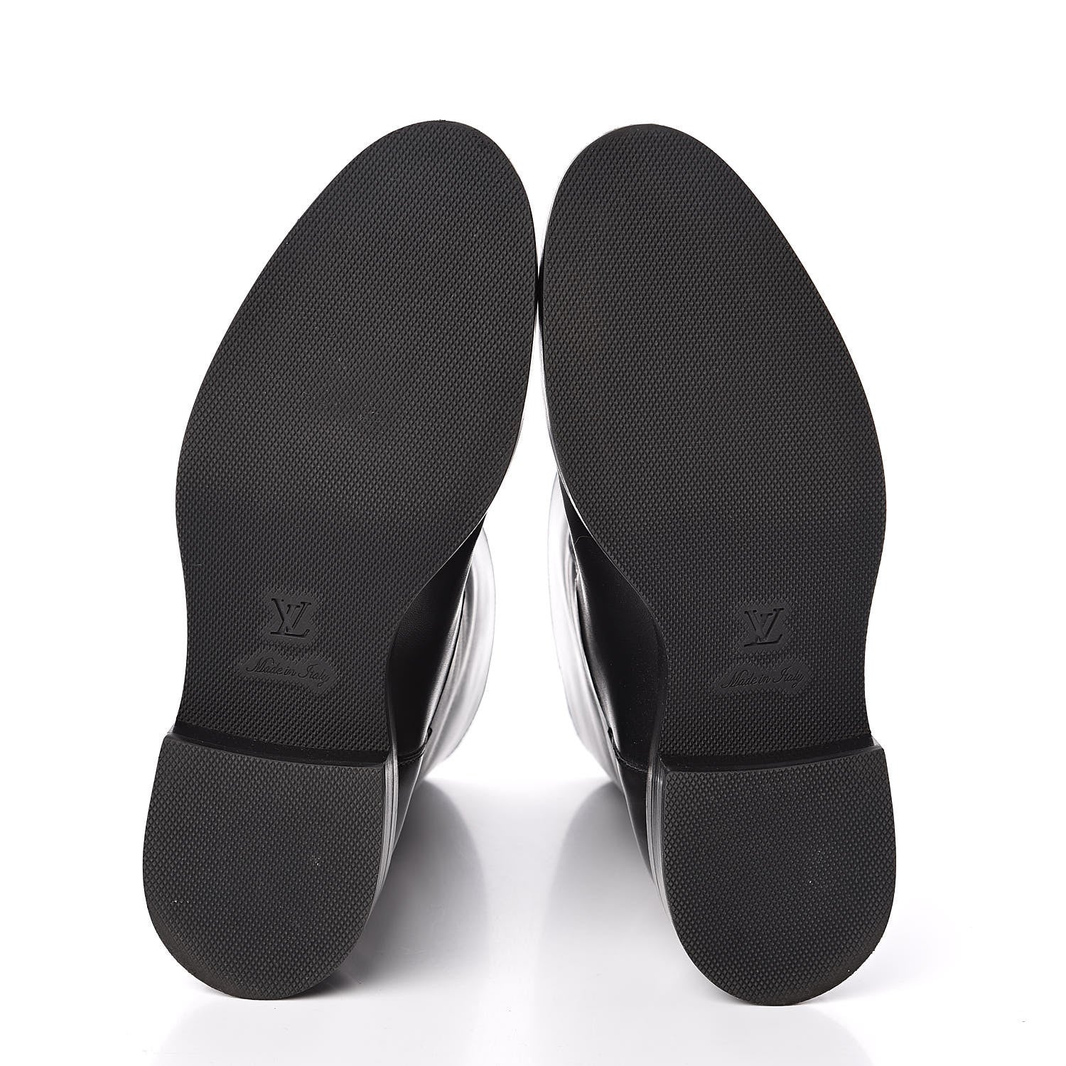 Louis Vuitton Calfskin Overdrive Flat Half Boots 37 Black 5 of 8