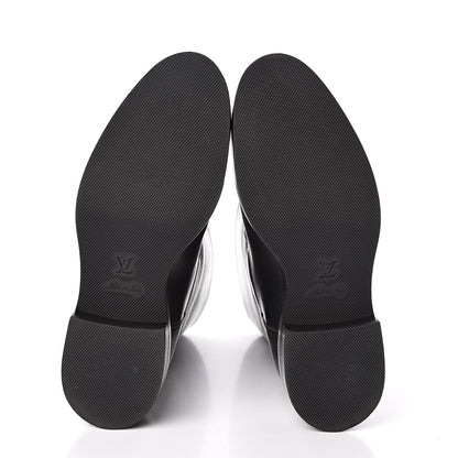 Louis Vuitton Calfskin Overdrive Flat Half Boots 37 Black 5 of 8