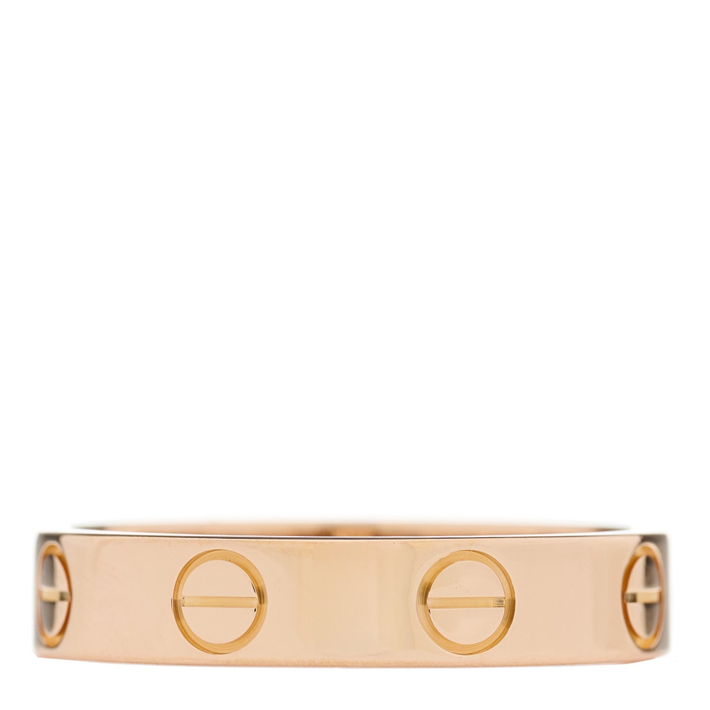 18K Pink Gold 3.5mm LOVE Wedding Band Ring 49 5