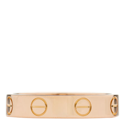 Cartier 18K Pink Gold 3.5mm LOVE Wedding Band Ring 49 5 3 of 4