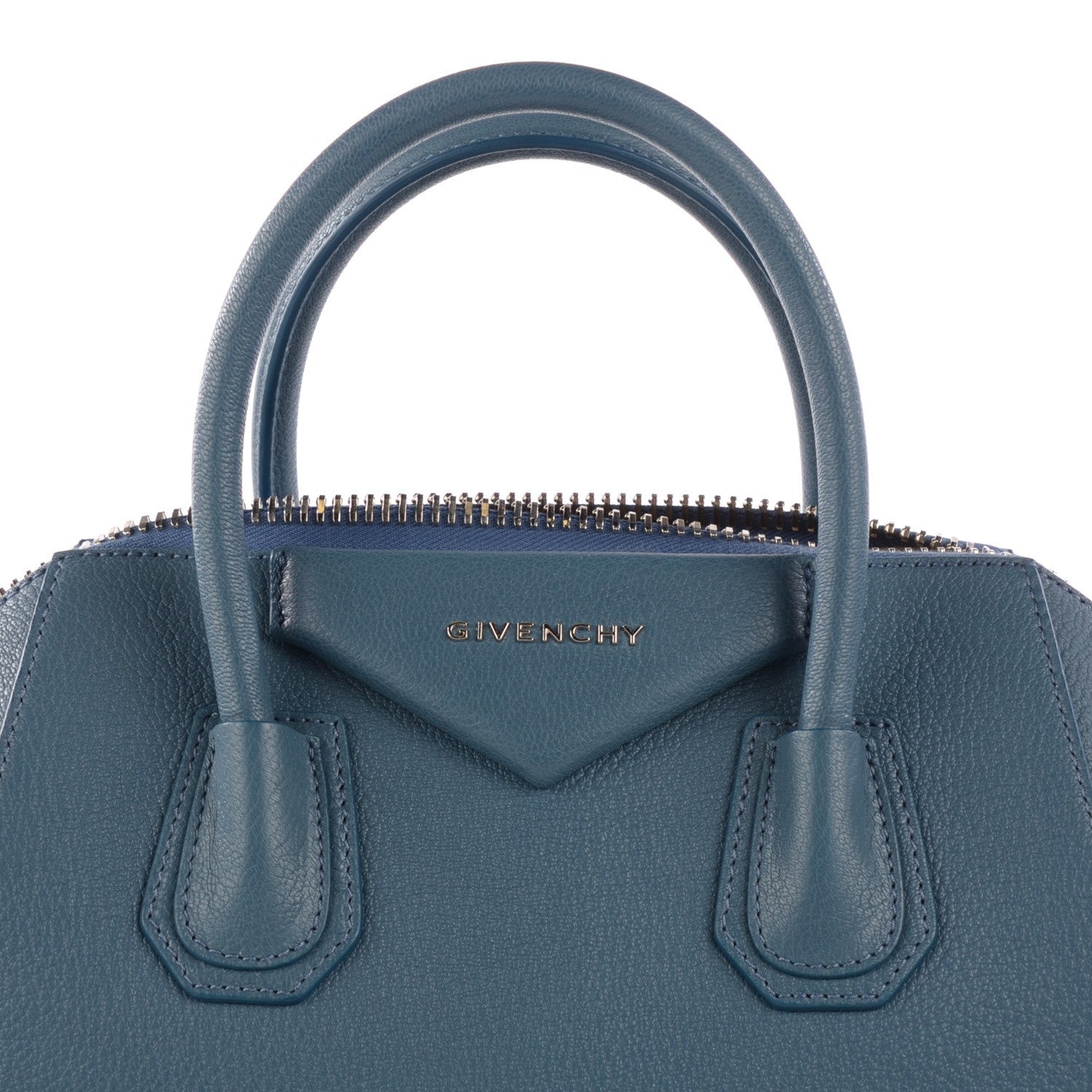 Givenchy Sugar Goatskin Small Antigona Mineral Blue 5 of 9