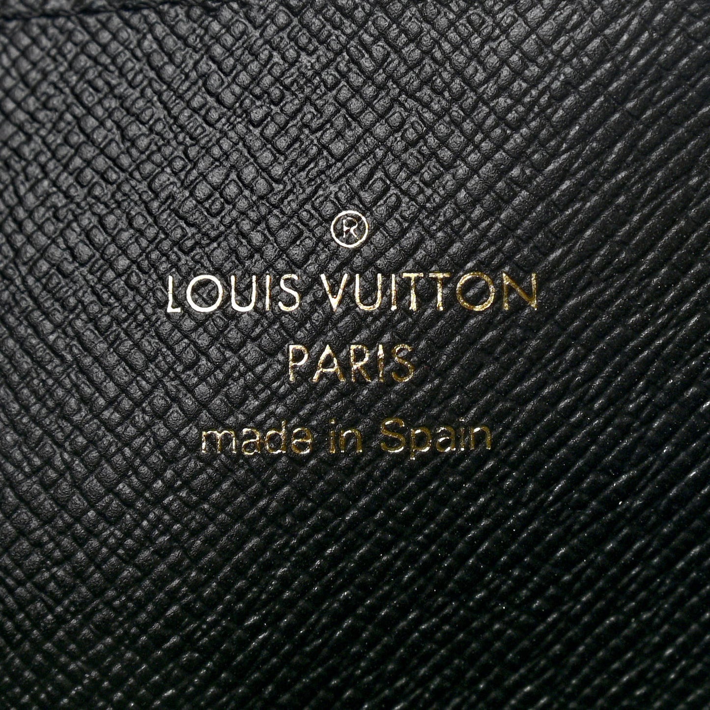 Monogram Slim Purse Black