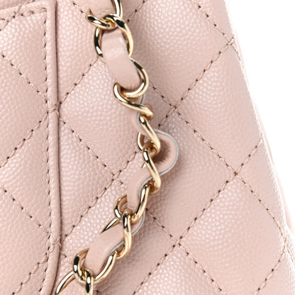 Chanel Caviar Quilted Small Coco Handle Flap Light Pink 5 of 5