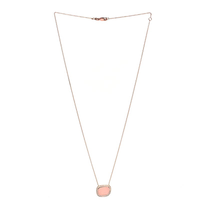 Roberto Coin 18K Rose Gold Diamond Amphibole Pendant Necklace 3 of 4