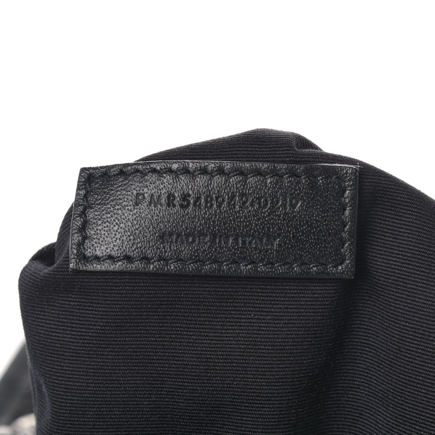 Saint Laurent Nubuck Crocodile Embossed Monogram Medium Niki Chain Satchel Black 7 of 10