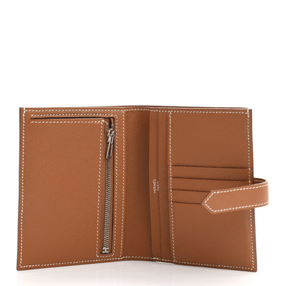 Hermes Epsom Bearn Compact Wallet Gold 5 of 8
