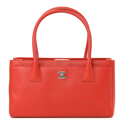 Chanel Calfskin Small Cerf Executive Shopper Tote Orange 1 of 11