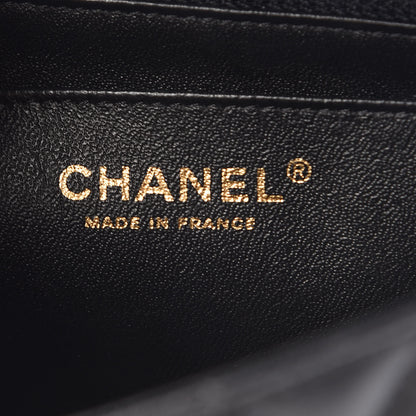 Chanel Lambskin Quilted Mini Rectangular Flap Black 6 of 10