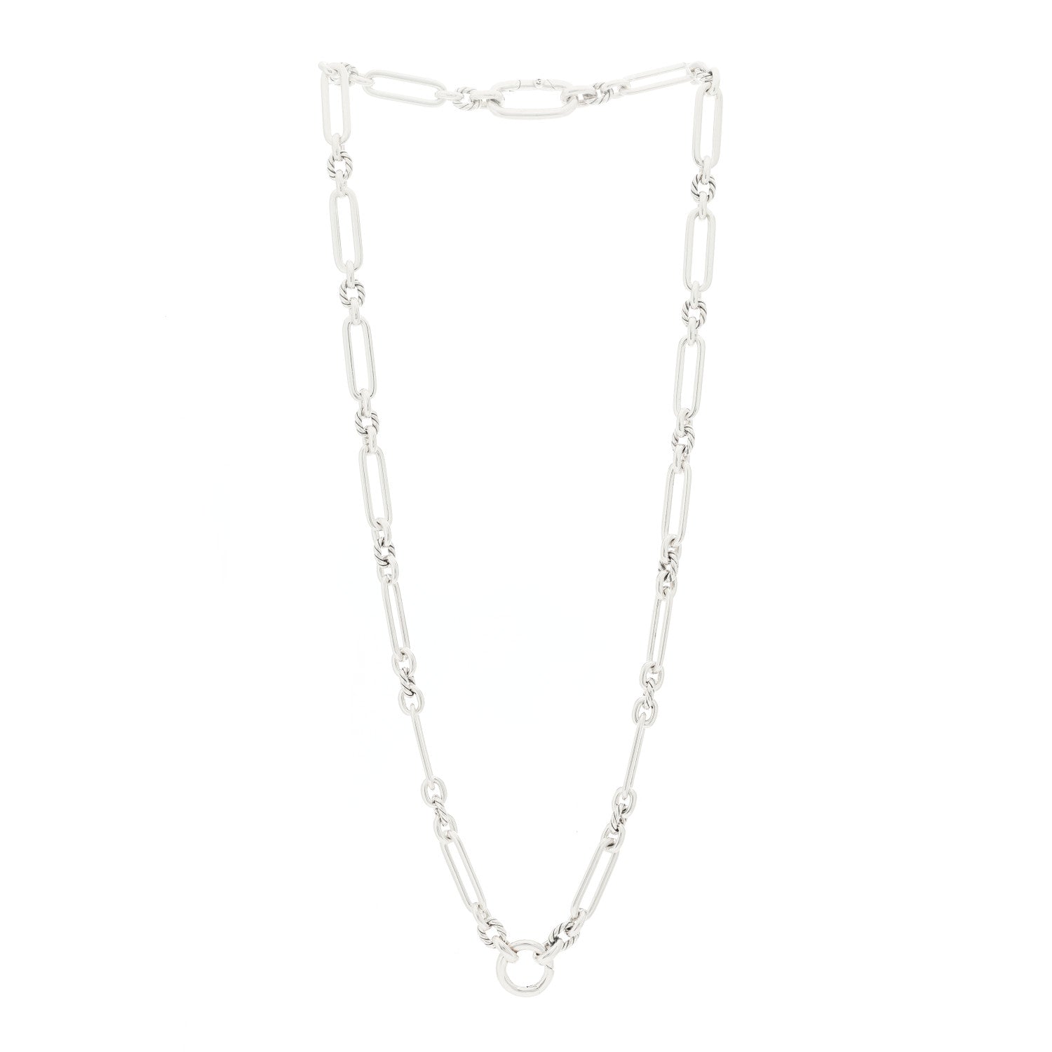 David Yurman Sterling Silver 7mm Lexington Chain Necklace 21" 1 of 4