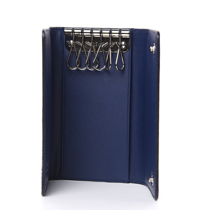 Loewe Textured Calfskin 6 Key Holder Electric Blue 5 of 6
