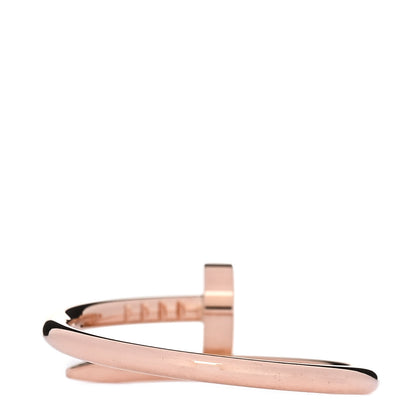 Cartier 18K Pink Gold Small Juste Un Clou Ring 55 7.25 3 of 6