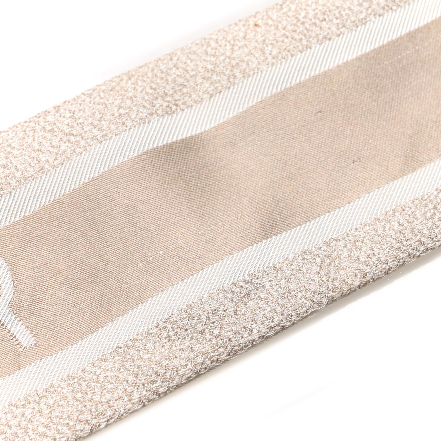 Silk Twill D-Floral Mitzah Scarf White Multicolor