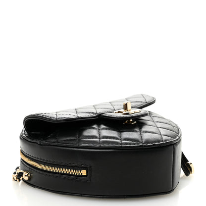 Chanel Lambskin Quilted CC In Love Heart Bag Black 4 of 10