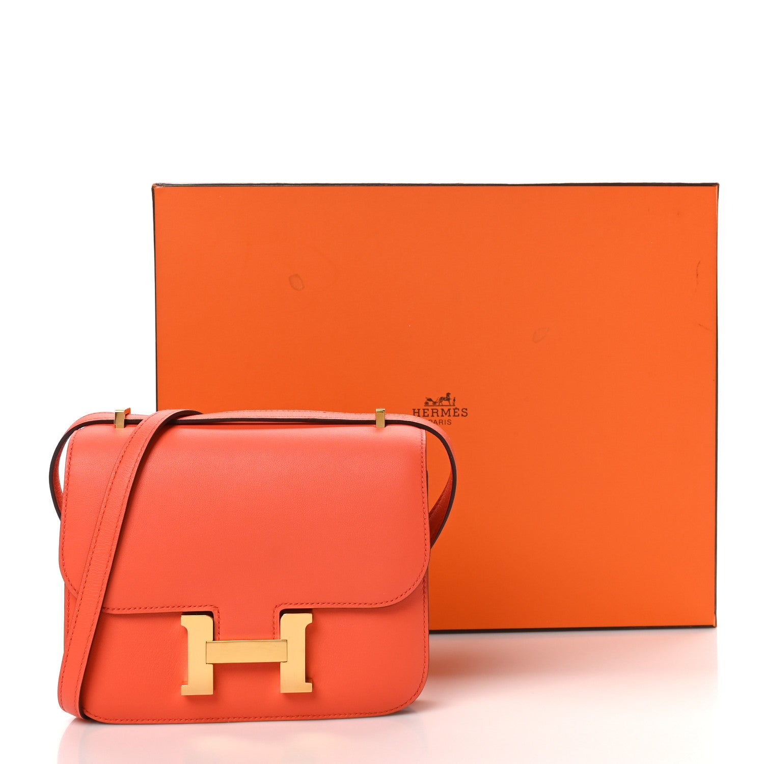 Hermes Swift Constance 18 Orange Poppy 12 of 12