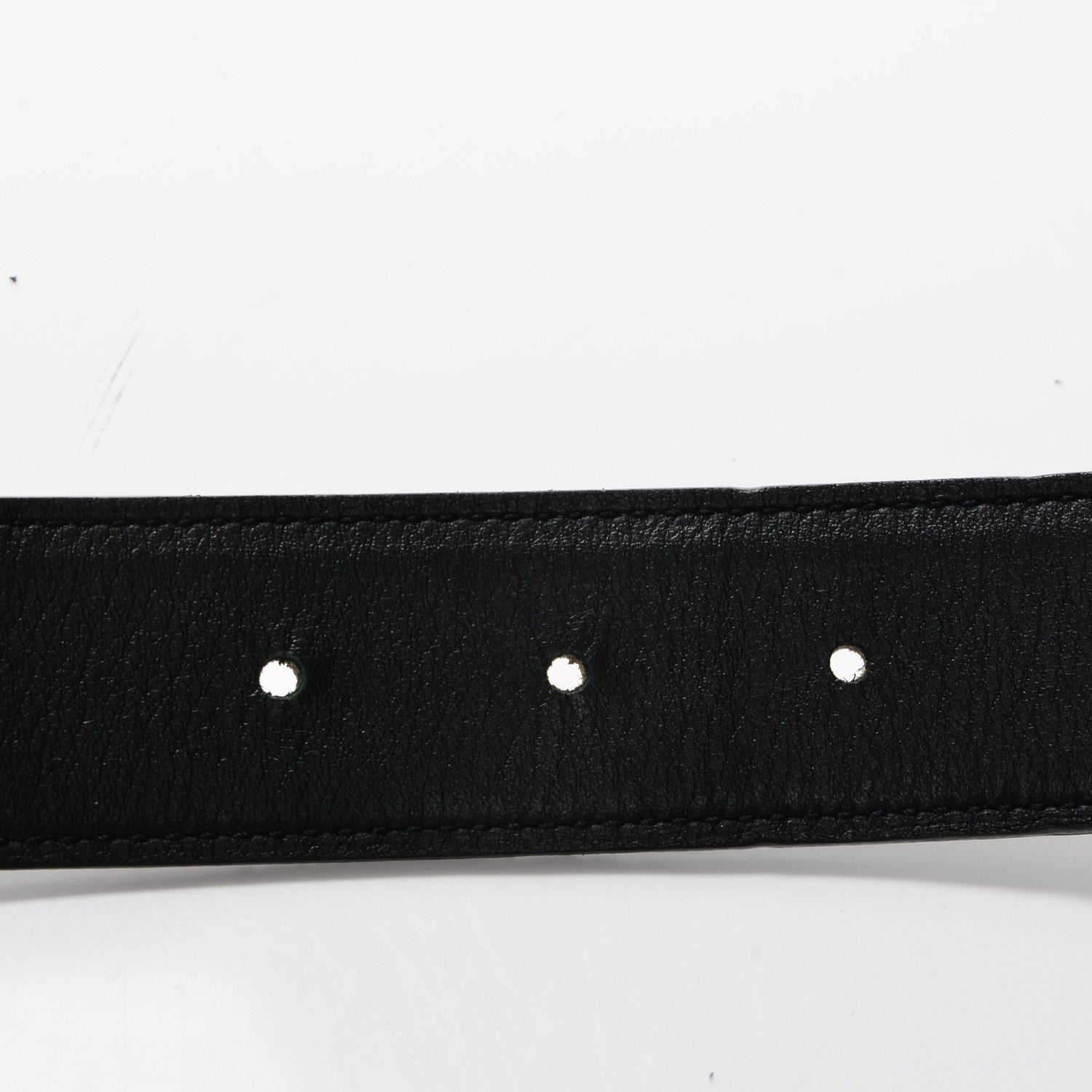 Hermes Swift Epsom 32mm Belt Strap 85 Black Etoupe 3 of 5