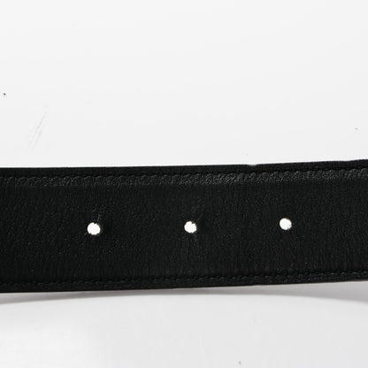 Hermes Swift Epsom 32mm Belt Strap 85 Black Etoupe 3 of 5