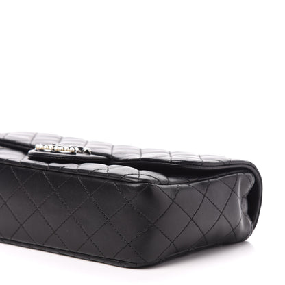 Chanel Lambskin Quilted Medium Westminster Pearl Flap Black 10 of 14