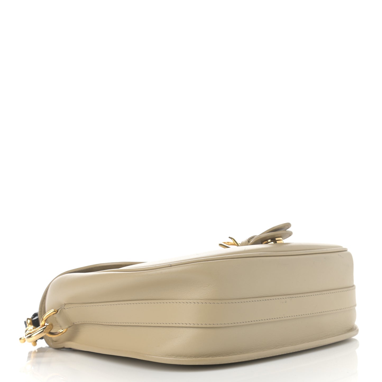 Box Calfskin Large Bobby Flap Beige