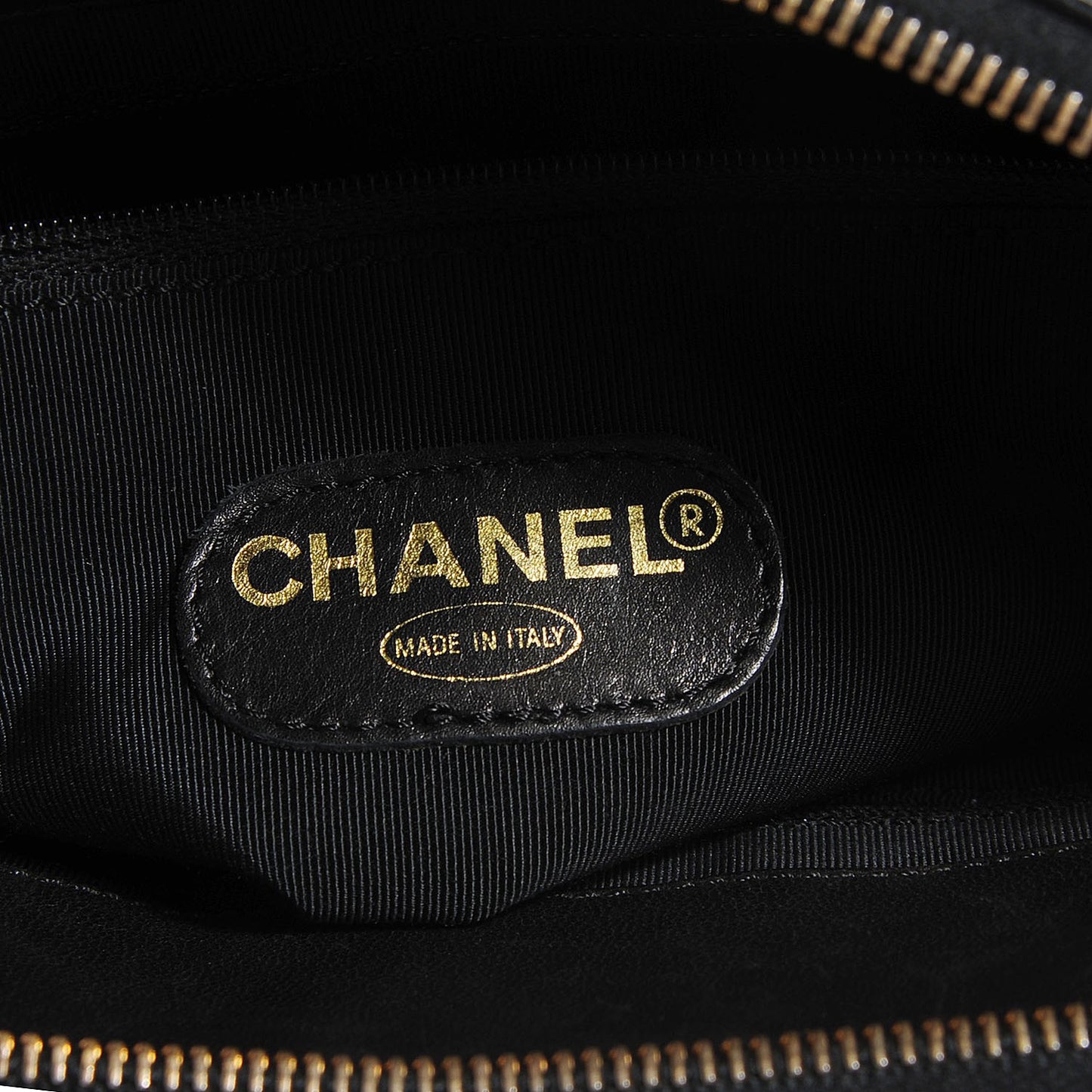 Patent Flap Shoulder Bag Black