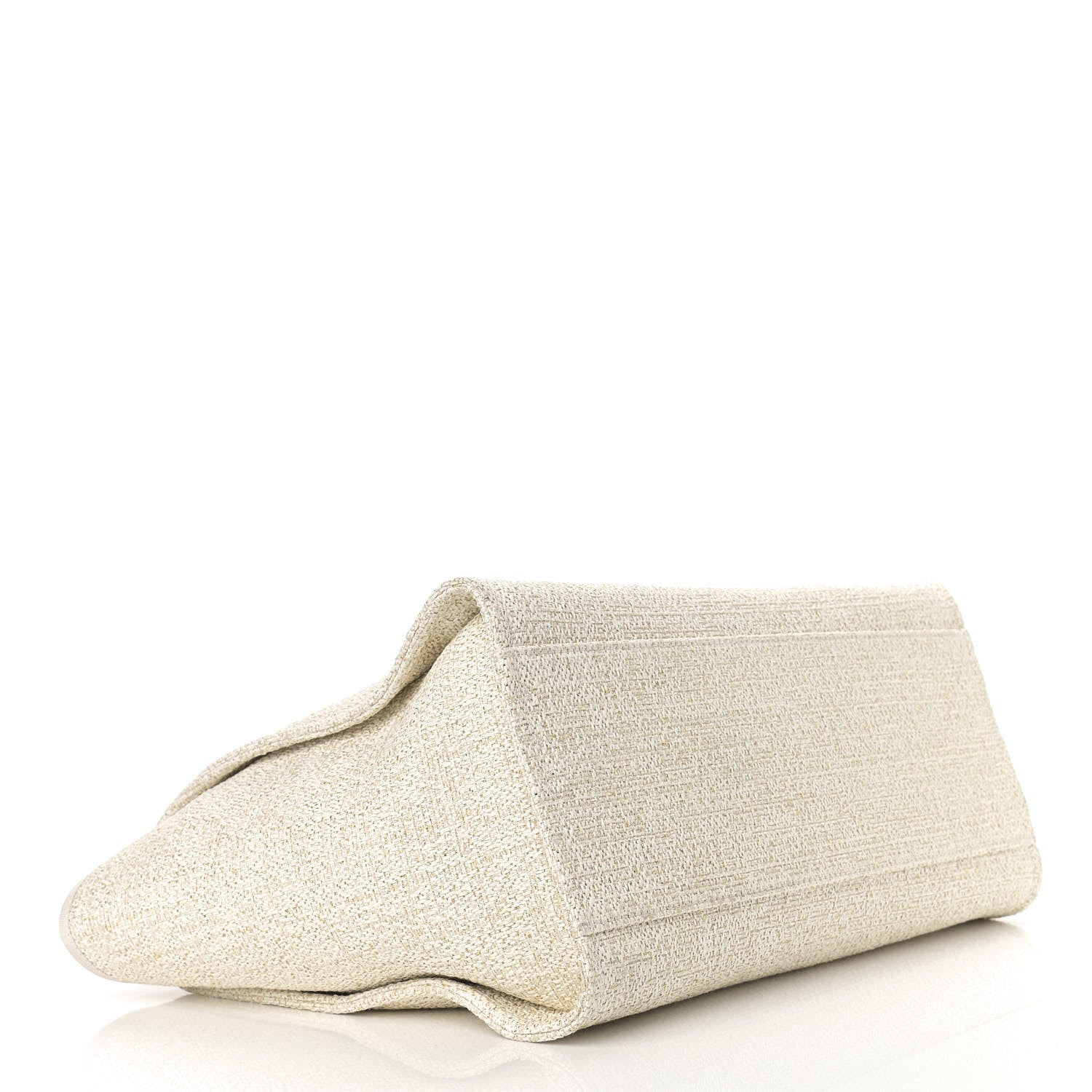 Chanel Lurex Boucle Medium Deauville Tote White 4 of 11