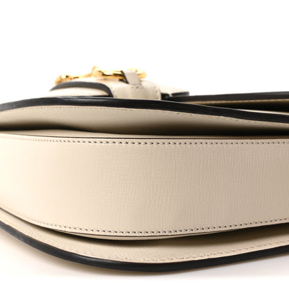 Gucci Azalea Calfskin Horsebit 1955 Shoulder Bag Mystic White 10 of 10