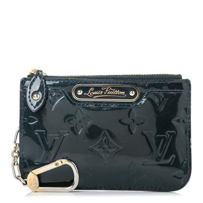 Louis Vuitton Vernis Key Pouch Blue Nuit 1 of 6