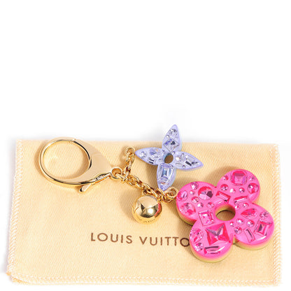 Louis Vuitton Resin Strass Glam Flower Bag Charm 5 of 5