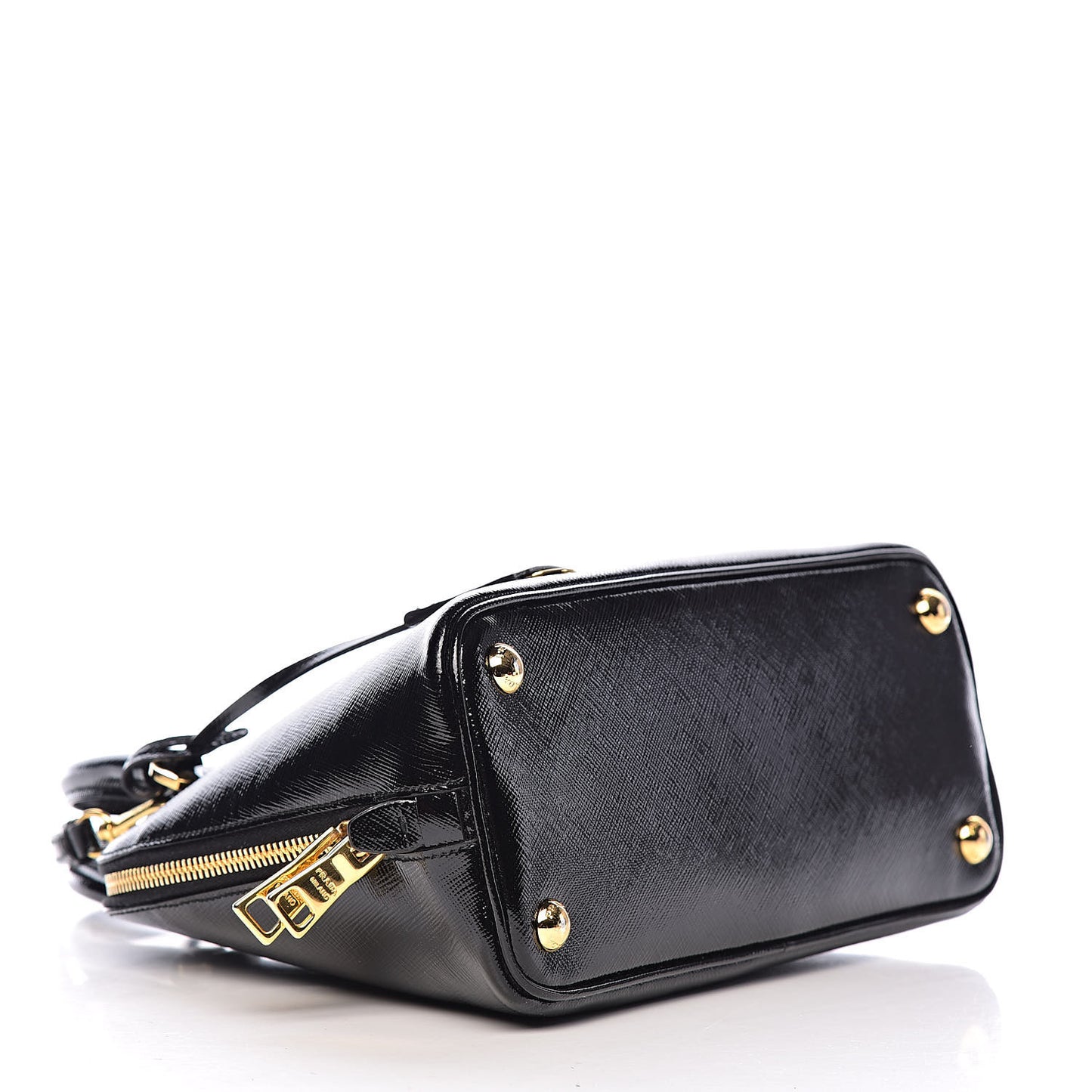 Saffiano Vernice Small Promenade Tote Black
