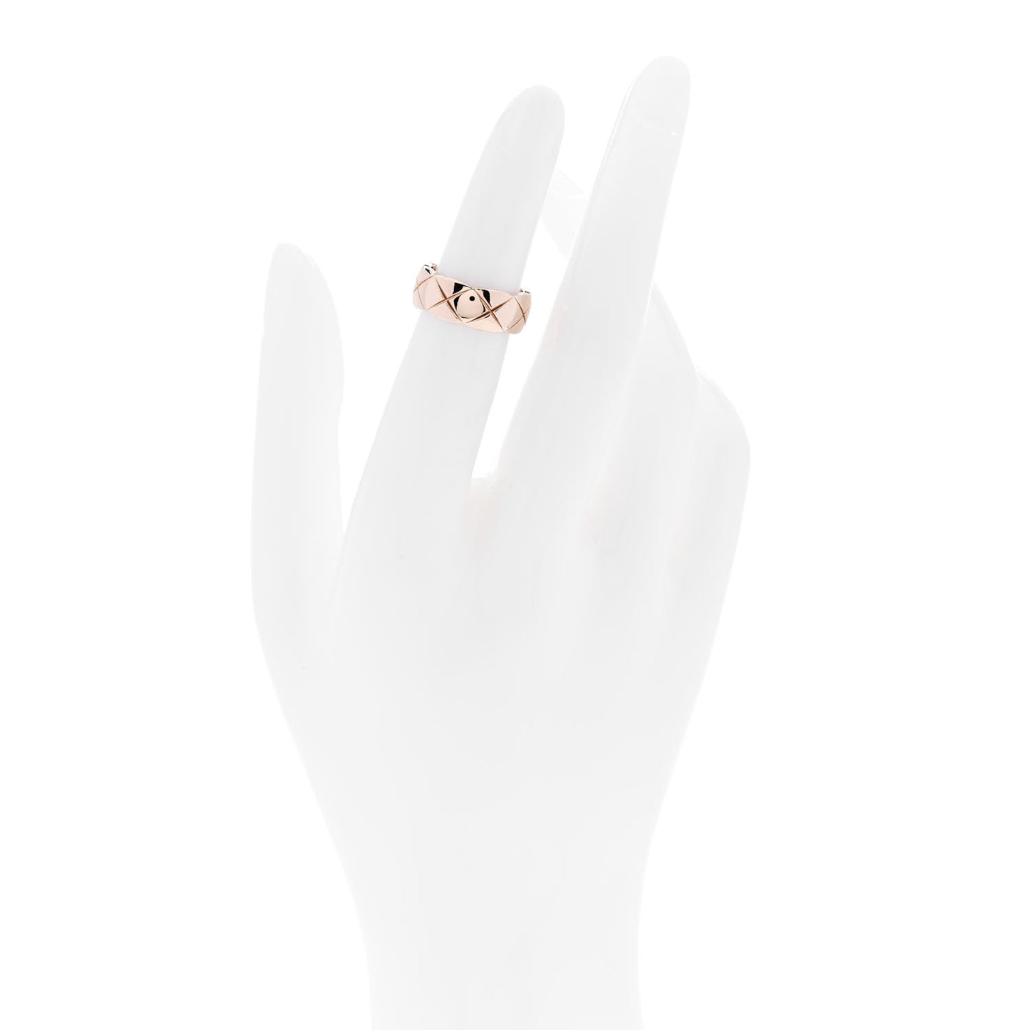 18K Beige Gold Small Coco Crush Ring 47 4.25
