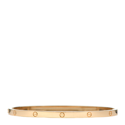 Cartier 18K Yellow Gold Small LOVE Bracelet 19 1 of 7