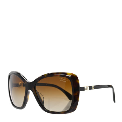 Chanel Pearl Polarized Square Sunglasses 5303-H Brown 1 of 6